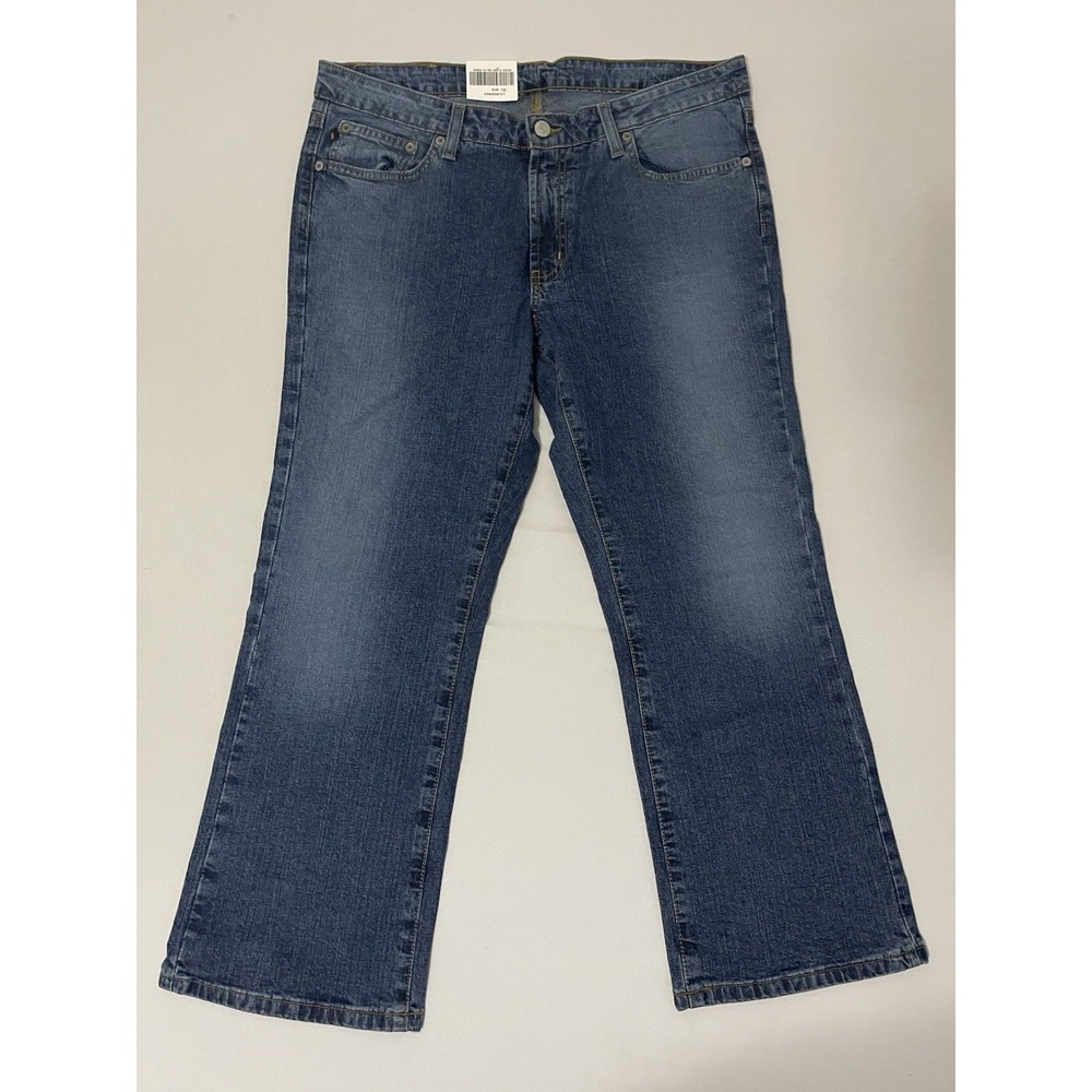 NWT Polo Ralph Lauren Jeans Womens Jean 12 Blue Stretch Crop‎ Low Rise